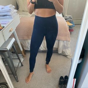 Wunder Under Lululemon leggings Navy